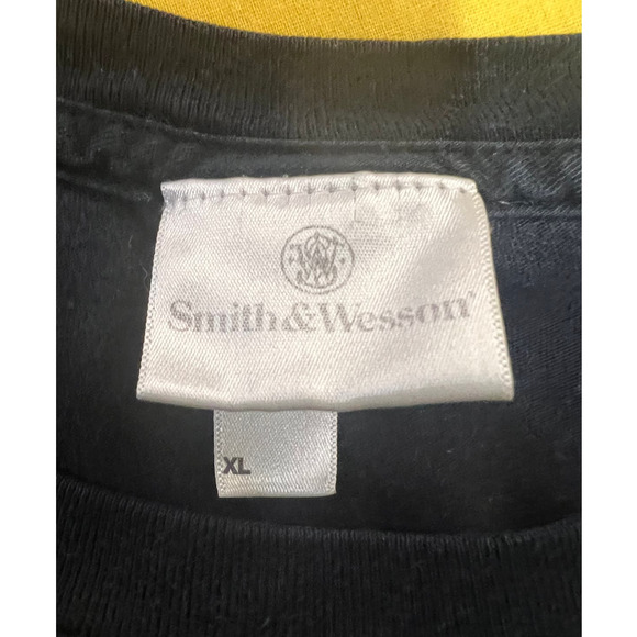 Smith & Wesson Black Graphic T-Shirt Size XL Crew Neck Short Sleeve - Picture 4 of 5